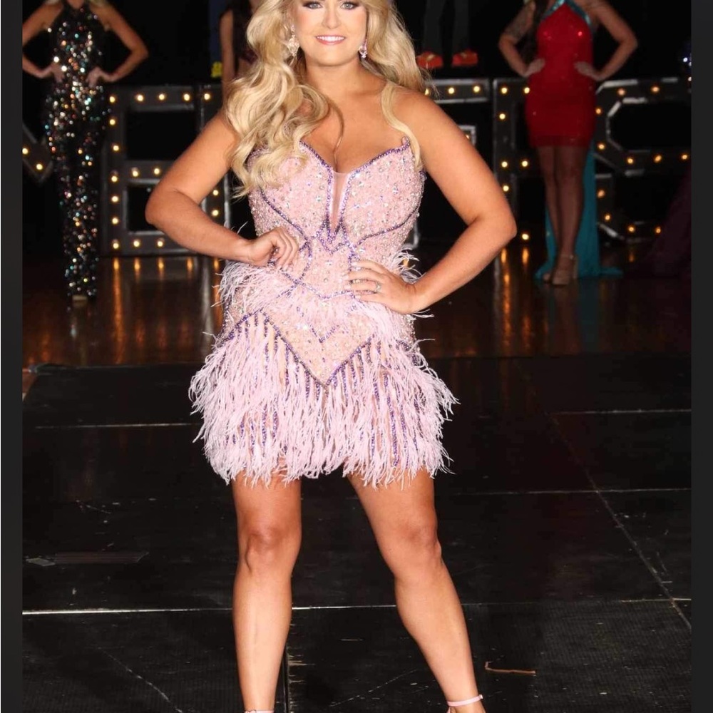 Portia and Scarlett Pink Bodycon Sweetheart Mini Dress